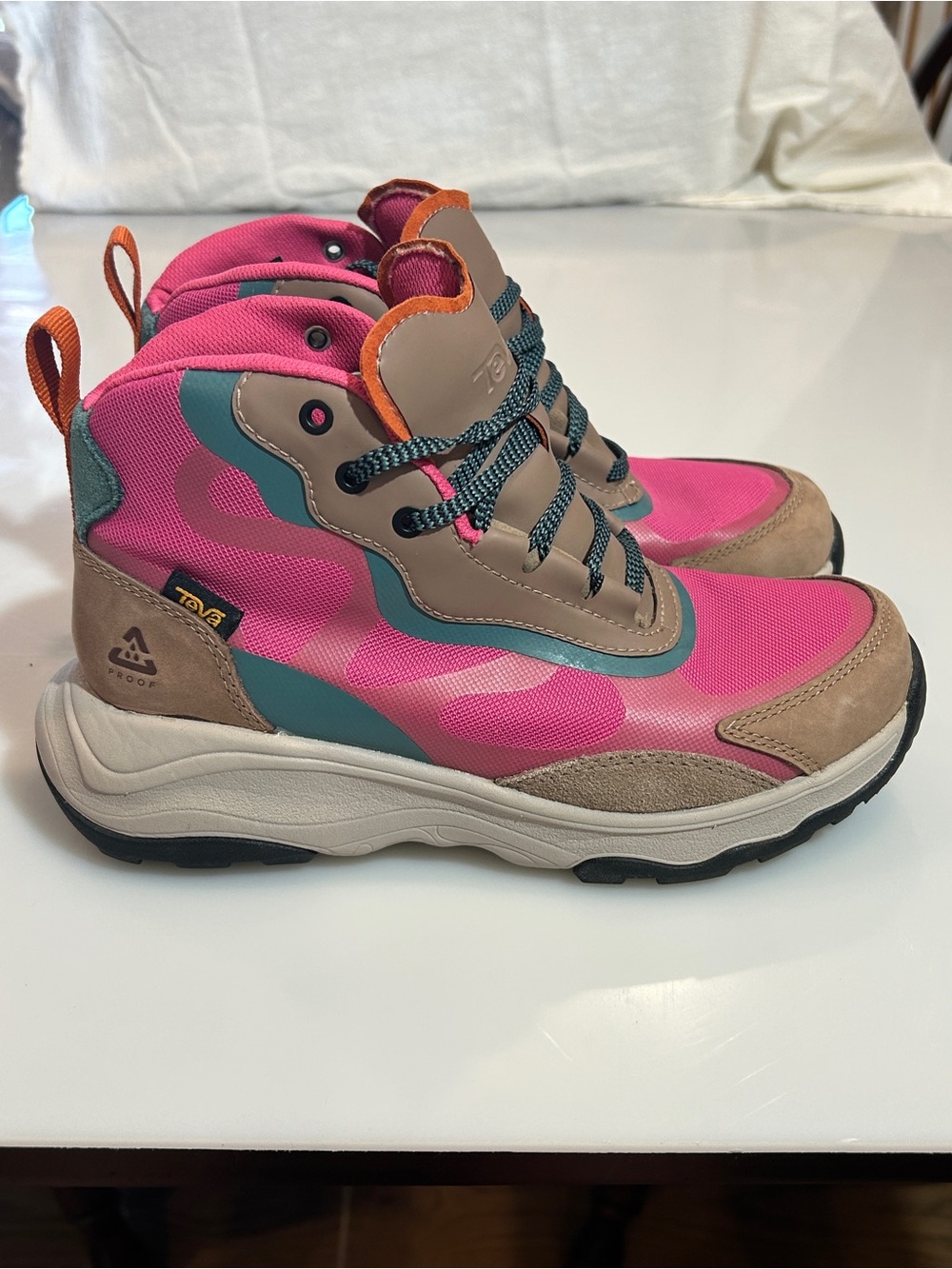 Teva Geotrecca RP Waterproof Hiking Boots Caribou Carmine Women's Size 6